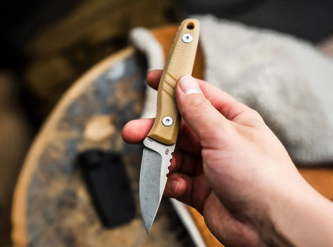 Böker Plus Five Point Nine – Feststehendes EDC Messer 440C, Micarta Böker Plus