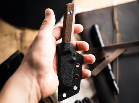 Böker Plus Thicker Clipper – Kompaktes feststehendes Messer D2, Micarta, führbar Böker Plus