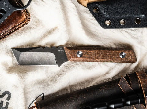 Böker Plus Thicker Clipper – Kompaktes feststehendes Messer D2, Micarta, führbar Böker Plus