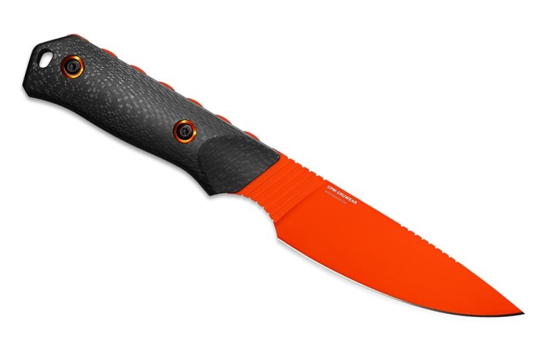 Benchmade 15600OR Raghorn CPM-CruWear – Jagdmesser mit Carbon-Griff
