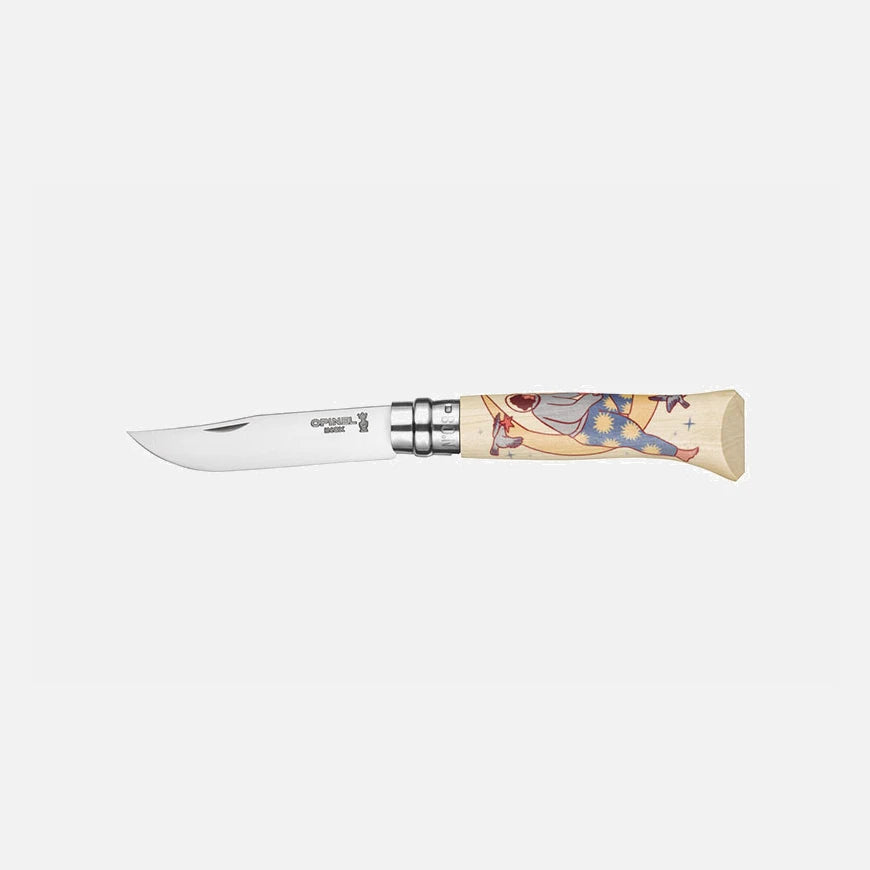 Opinel No 08 Cosmos Asile – Limitierte Edition (8.200 Stück, Made in France) Opinel