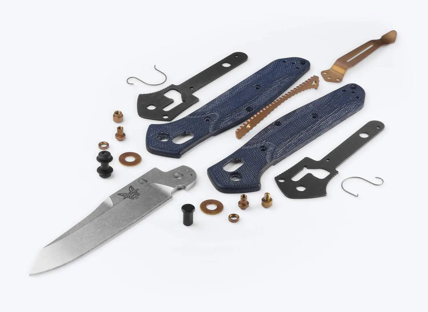 Benchmade 940-04 Osborne – Blue Denim Micarta, M390, AXIS Lock Benchmade