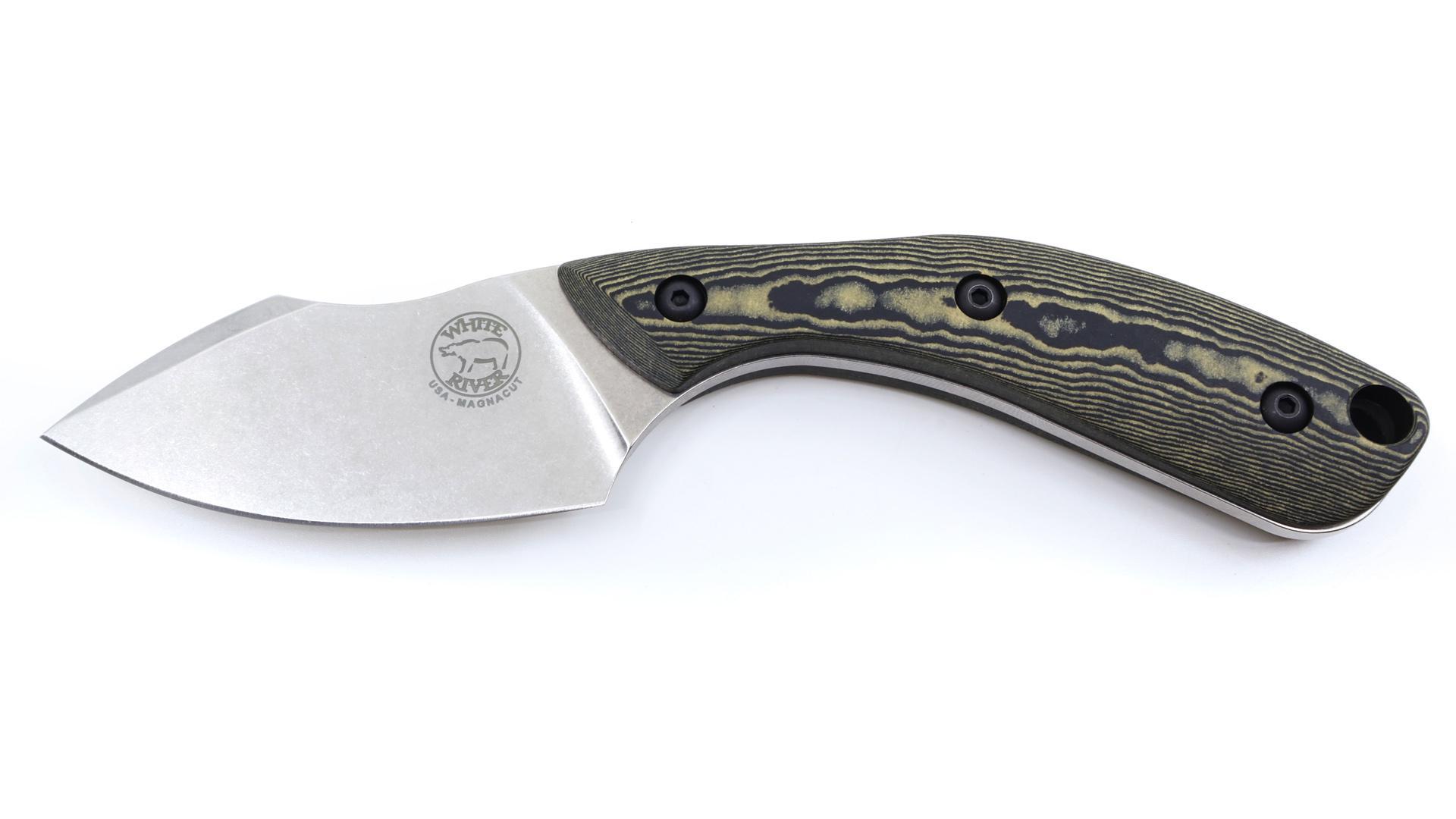 White River Apex Maple / Black Richlite – MagnaCut Fixed Blade EDC | Made in USA