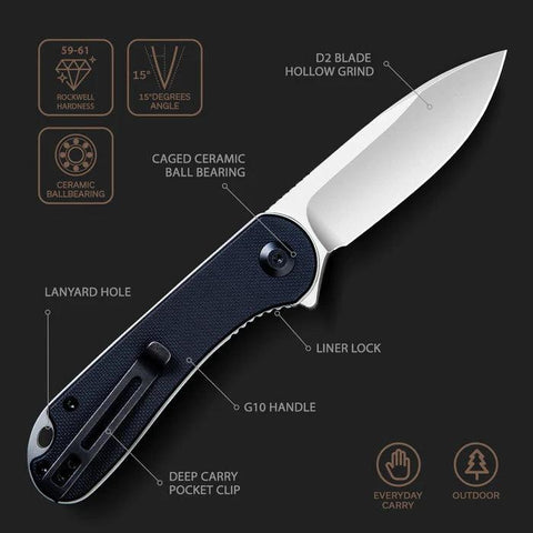 CIVIVI Elementum Flipper Knife G10 Schalen