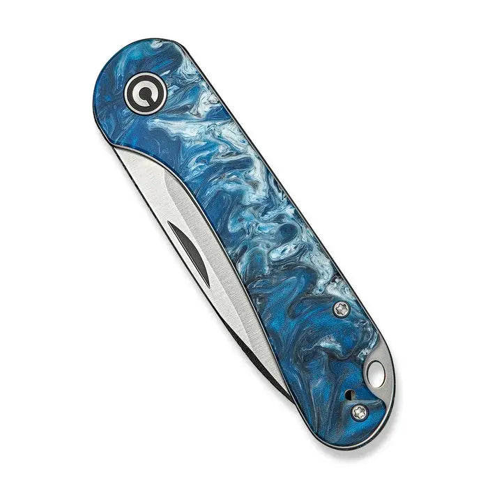 CIVIVI Elementum Slip Joint 14C28N – Blue Ocean Resin (C18062AJ-4) CIVIVI
