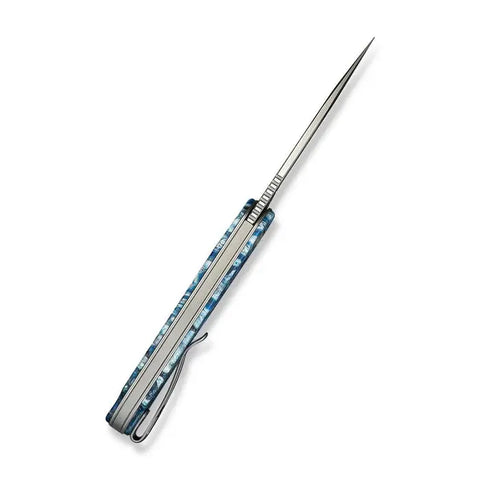 CIVIVI Elementum Slip Joint 14C28N – Blue Ocean Resin (C18062AJ-4) CIVIVI