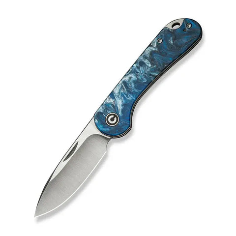CIVIVI Elementum Slip Joint 14C28N – Blue Ocean Resin (C18062AJ-4) CIVIVI