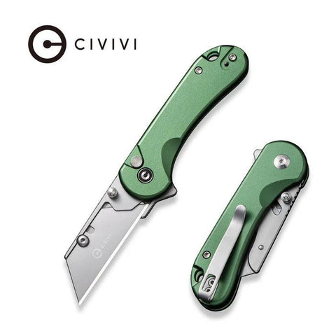 CIVIVI Elementum Utility Aluminum Green C23039B-3