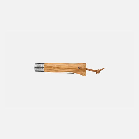 Opinel néo6 Opiflex Taschenmesser Olivenholz – 7 cm Klinge, Made in France Opinel