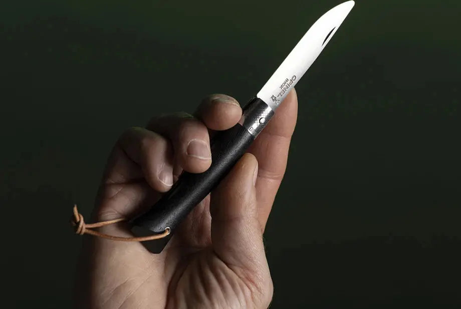 Opinel néo6 Opiflex Taschenmesser Ebenholz – 7 cm EDC, sicher & edel, Made in France Opinel
