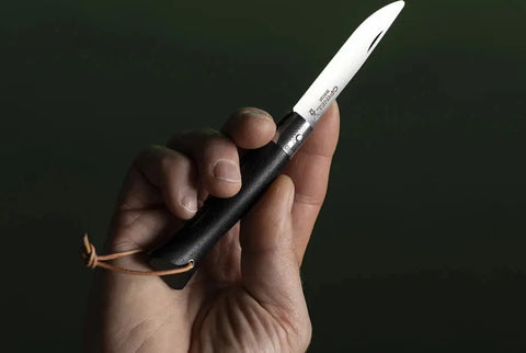 Opinel néo6 Opiflex Taschenmesser Ebenholz – 7 cm EDC, sicher & edel, Made in France Opinel