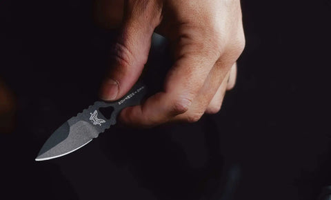 Benchmade 177GY Mini SOCP Dagger Tungsten Grey – 440C Dolch | Fixed Blade | USA Benchmade