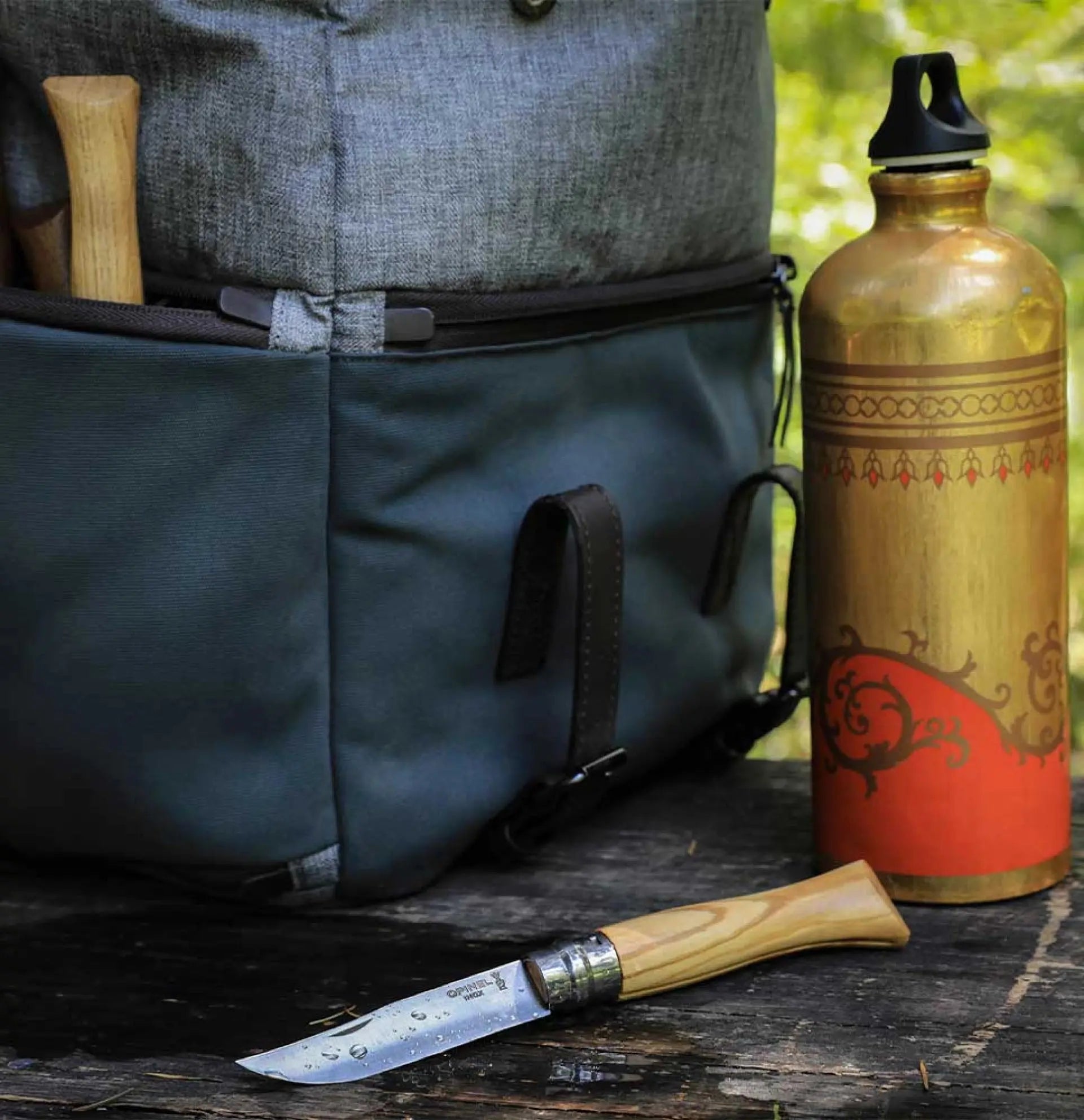 Opinel N°08 Olivenholz – Elegantes Taschenmesser mit Edelstahlklinge & mediterranem Holzgriff Opinel