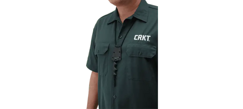 CRKT Minimalist Drop Point Neck Knife 5Cr15MoV G10 Alan Folts Messer 2384K CRKT