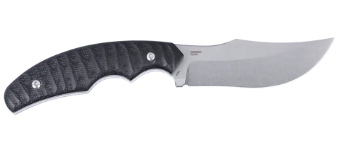 CRKT Burrower Black Micarta feststehendes Messer – D2 Clippoint Outdoor- & EDC Messer mit Kydexscheide CRKT