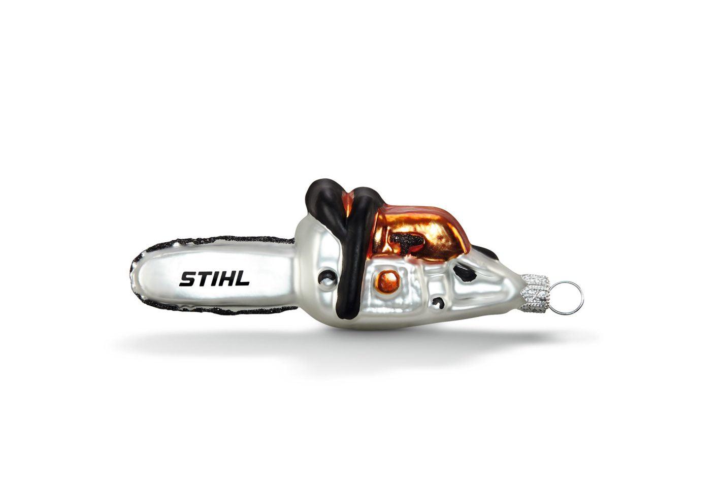 STIHL Weihnachtsbaumkugel Motorsäge