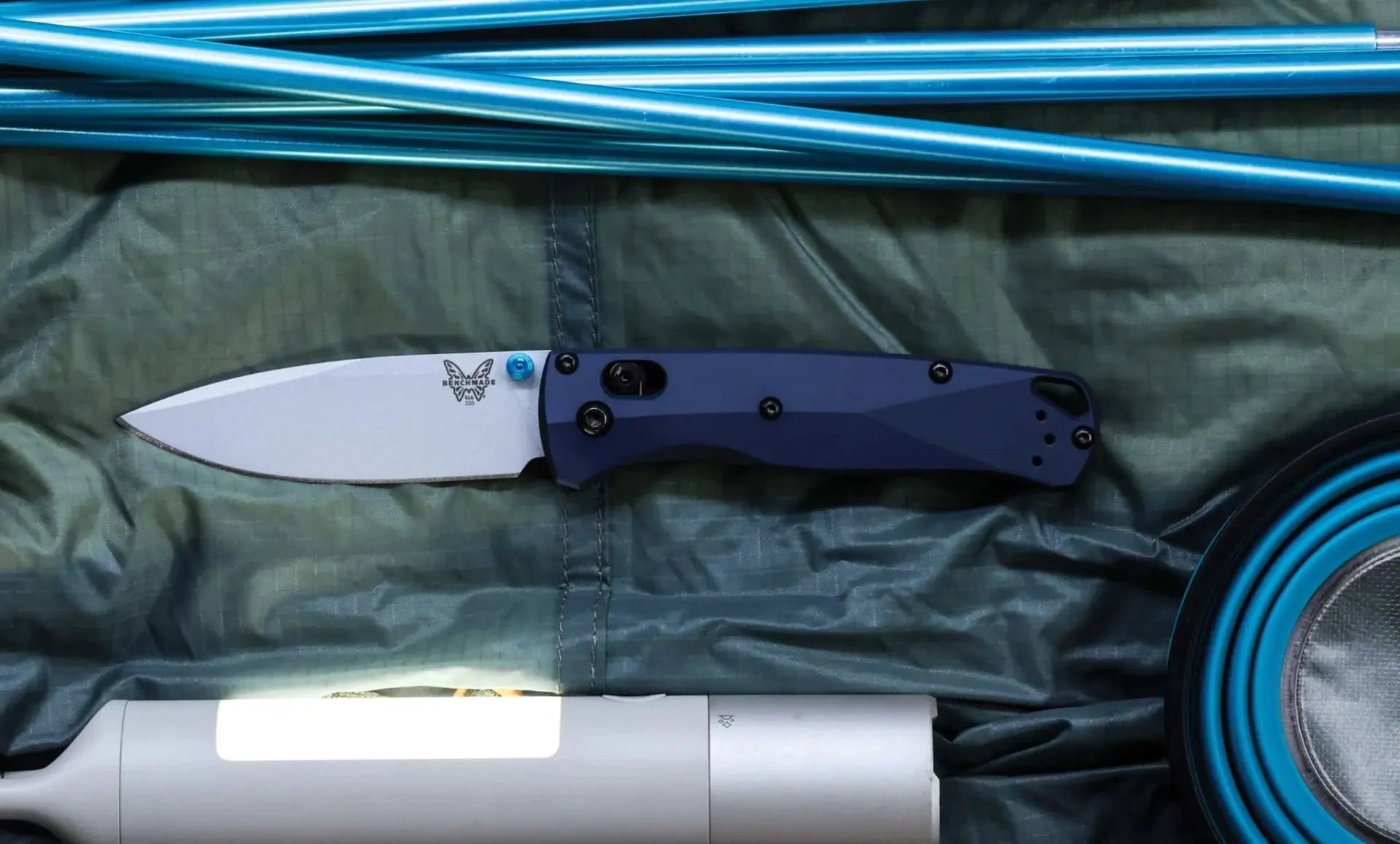 Benchmade 535SL-13 Bugout – Crater Blue Aluminium, S90V, AXIS Lock Benchmade