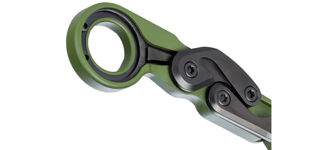 CRKT Provoke® 4040BG Karambit – D2 Stahl, Green Aluminum, Kinematic® CRKT