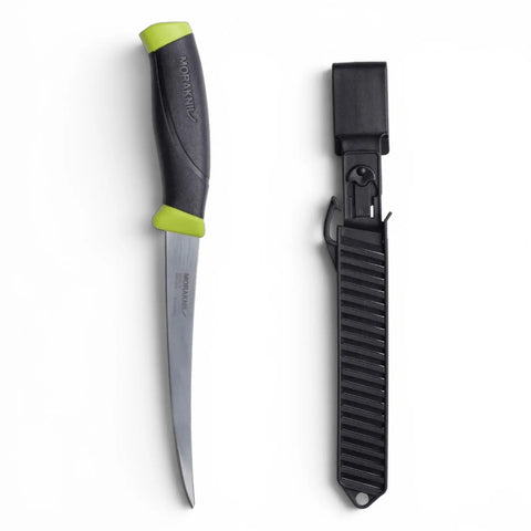 Morakniv Companion Fishing Fillet 155 – Flexibles Filetiermesser mit 12C27-Stahl aus Schweden Morakniv