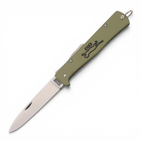 OTTER Mercator K55K Katze Schilfgrün – IWA Knife Award 2023, Black Cat, Solingen Otter