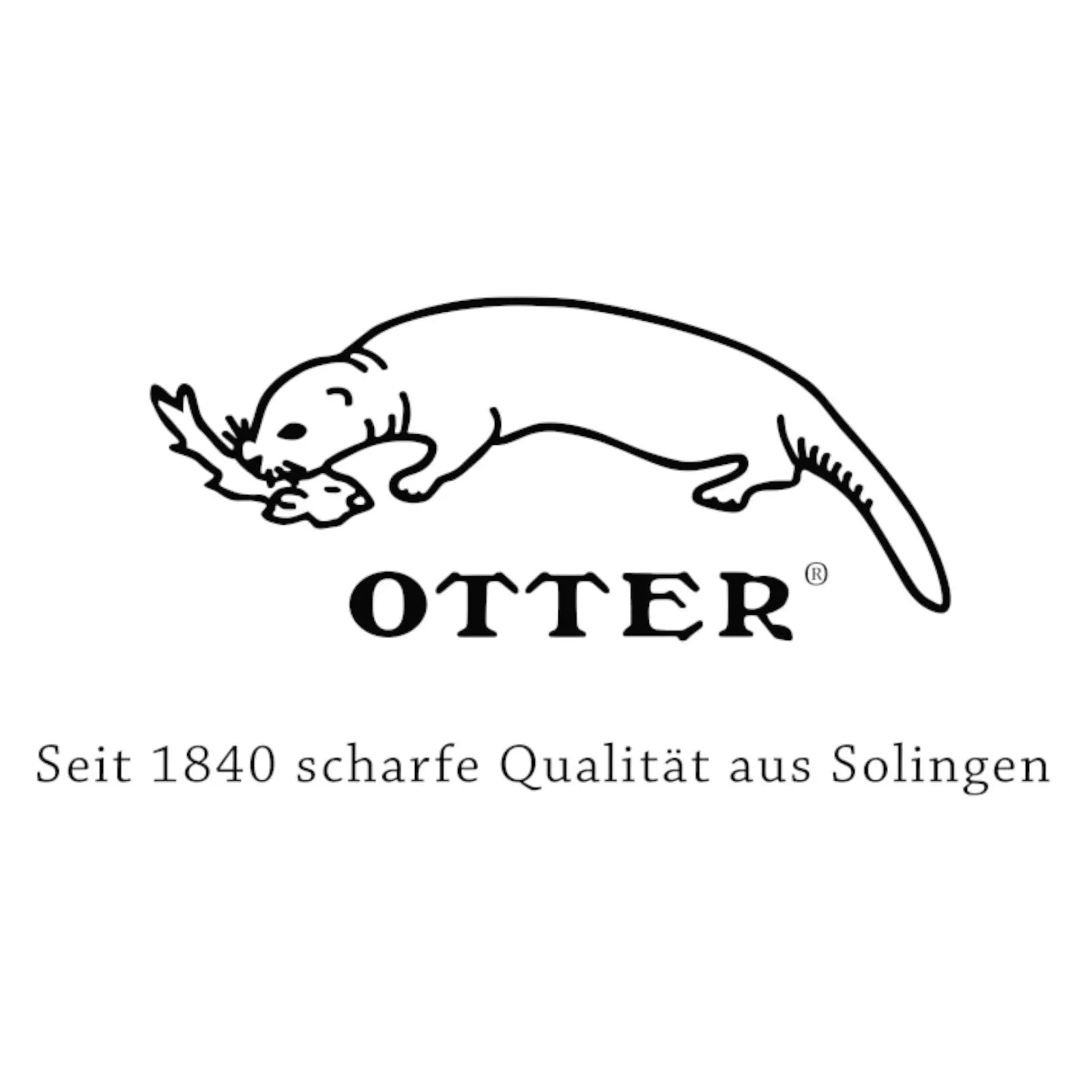 OTTER Mercator Schwarz – Der Solinger Kultklassiker seit 1867, §42a konform Otter