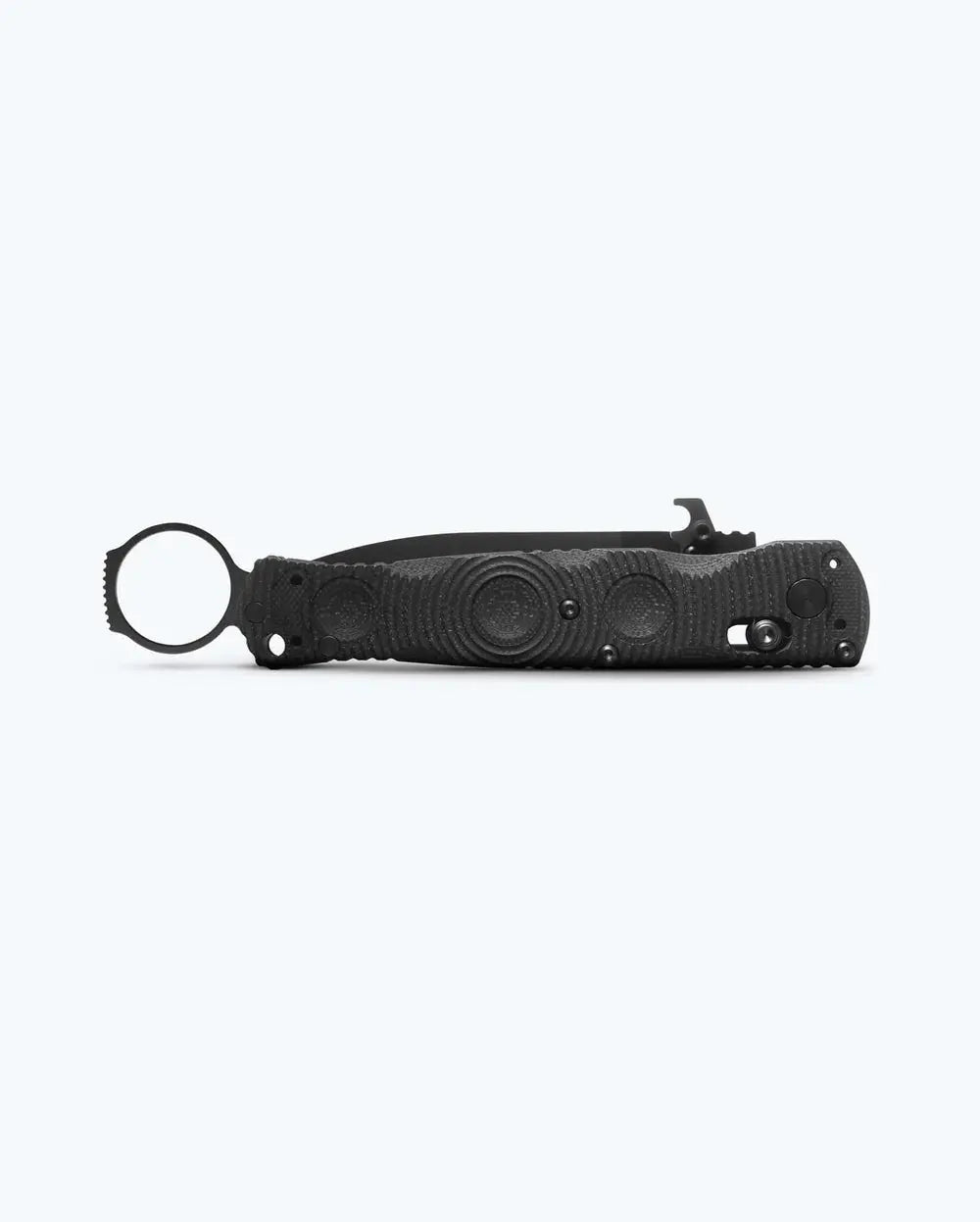 Benchmade 393SBK Mini SOCP Folder Black – Rückseite des geschlossenen Messers