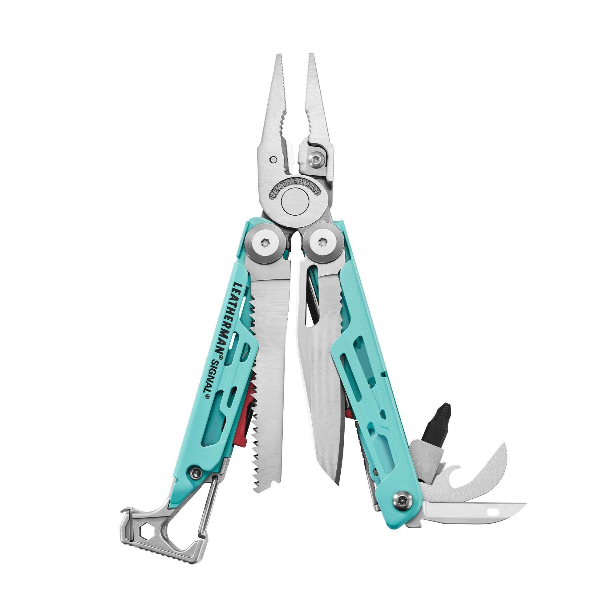 Leatherman SIGNAL® Aqua & Silver 19 tools