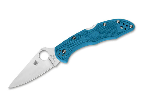 Spyderco Delica 4 Lightweight Flat Ground Blue