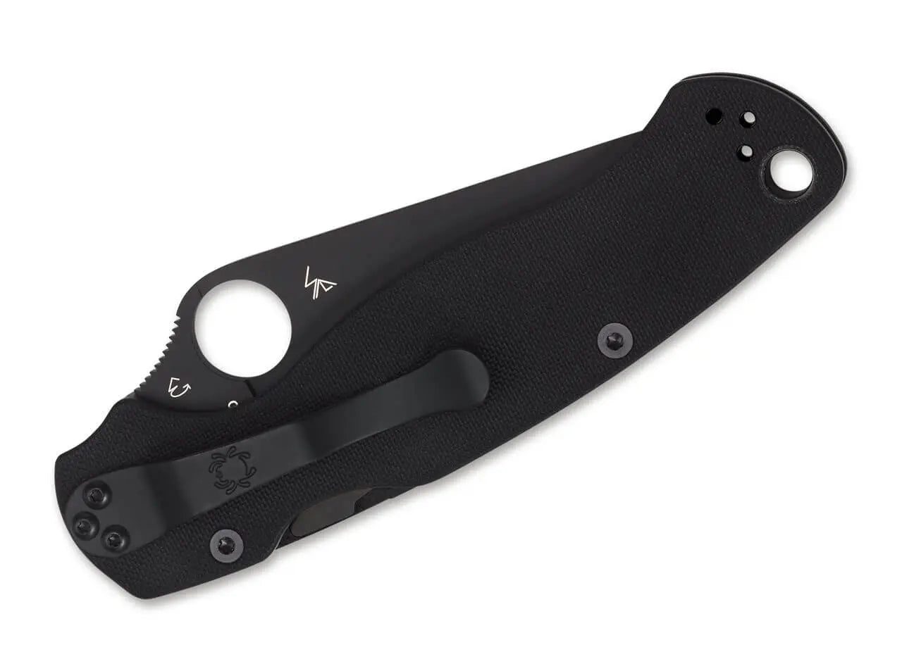Spyderco Para-Military 2 Black – EDC-Taschenmesser mit CPM-S-45VN & Compression Lock Spyderco