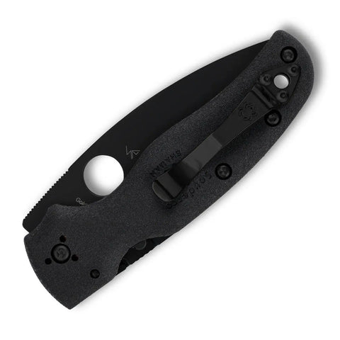 Spyderco Shaman Lightweight Black – CTS BD1N DLC mit Compression Lock Spyderco