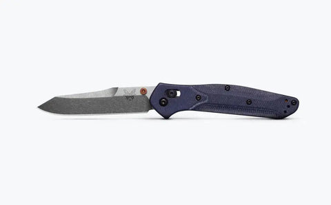 Benchmade 940-04 Osborne – Blue Denim Micarta, M390, AXIS Lock Benchmade