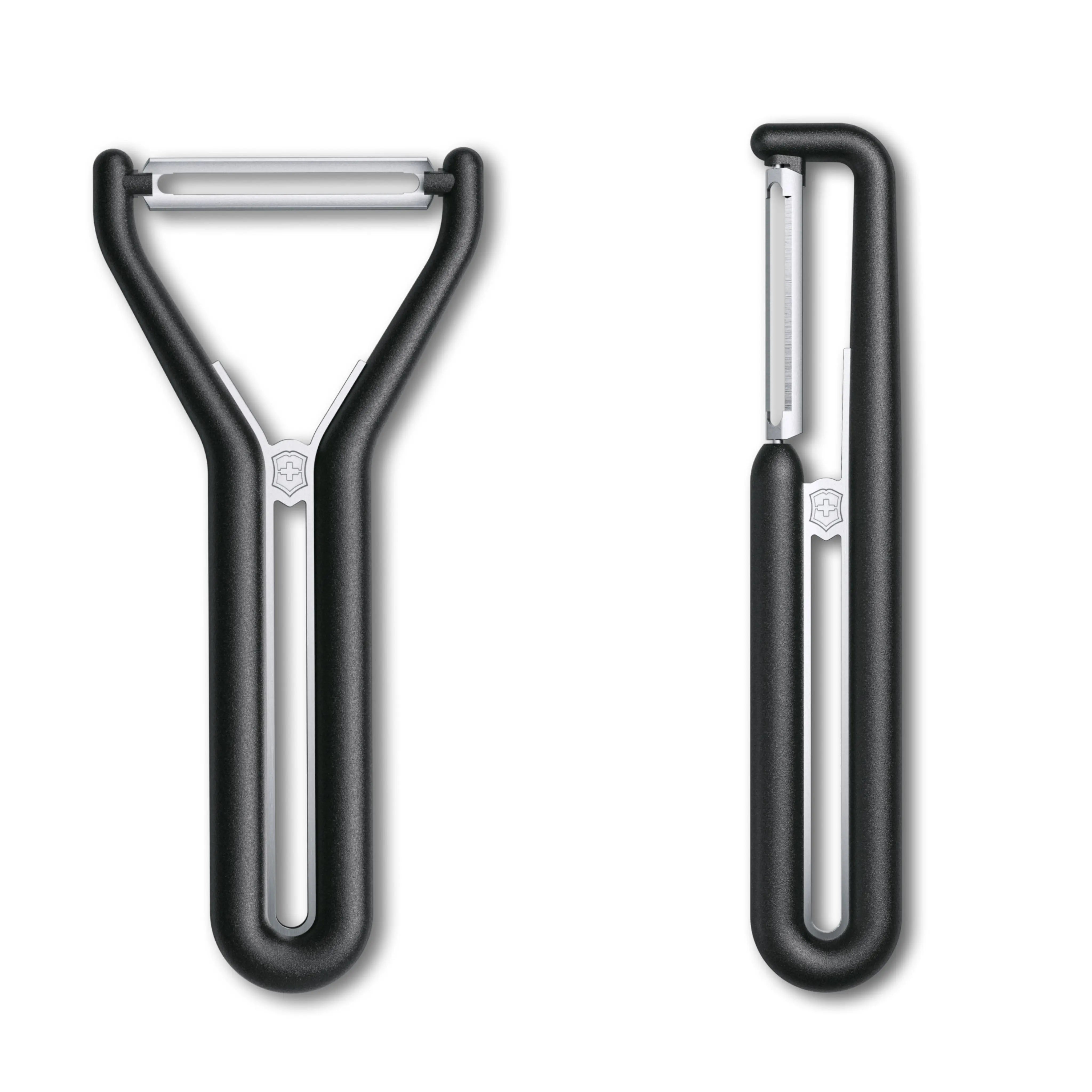 Victorinox Nova Sparschäler zweischneidig, gerader Schliff, Schäler für Obst Gemüse Victorinox