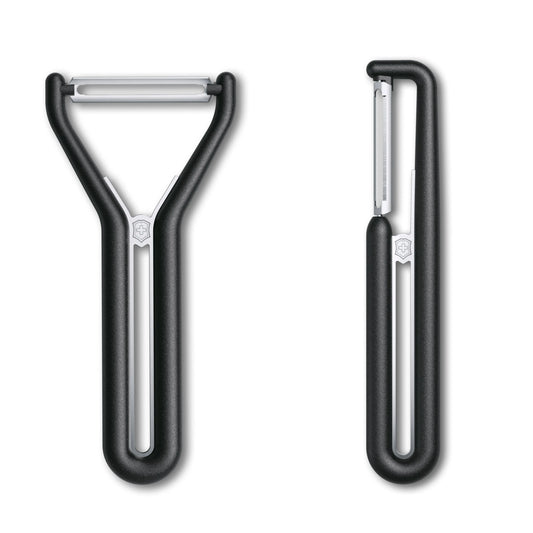 Victorinox Nova Sparschäler zweischneidig, gerader Schliff, Schäler für Obst Gemüse Victorinox