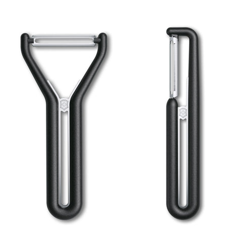 Victorinox Nova Sparschäler zweischneidig, gerader Schliff, Schäler für Obst Gemüse Victorinox
