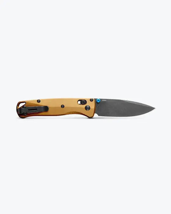 Benchmade 535BK-07 Bugout – Burnt Brass Aluminium, M390, AXIS Lock Benchmade