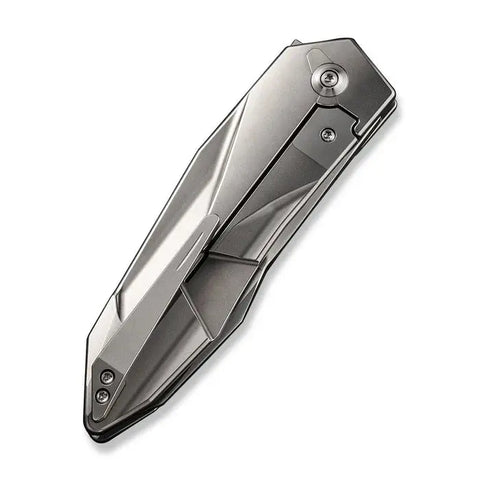WE Knife Solid Grey Ti – CPM-20CV Einhandmesser