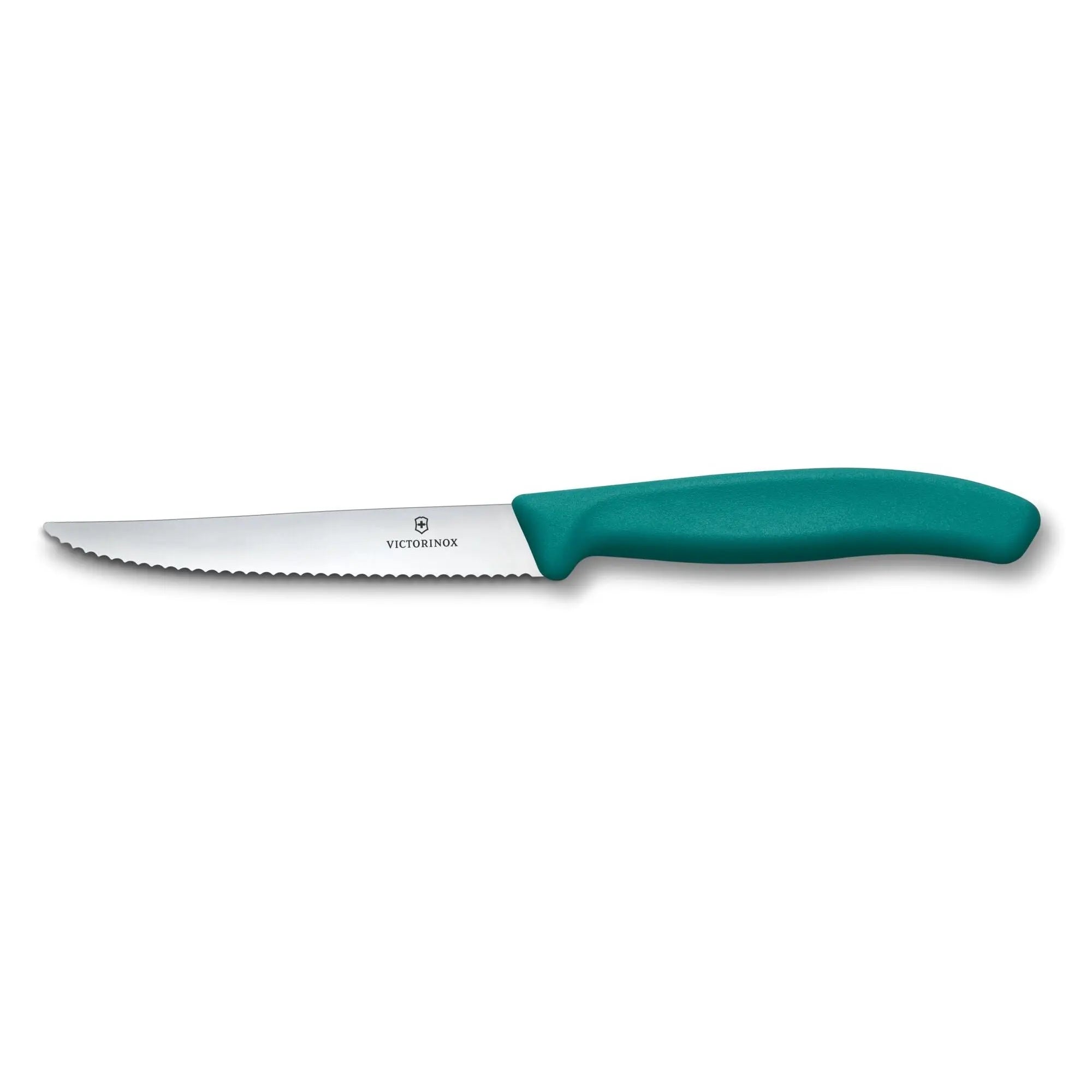 Victorinox Swiss Classic Steak & Pizzamesser Block Wellenschliff – 5-teilig & farbenfroh 6.7126.4C1 Victorinox