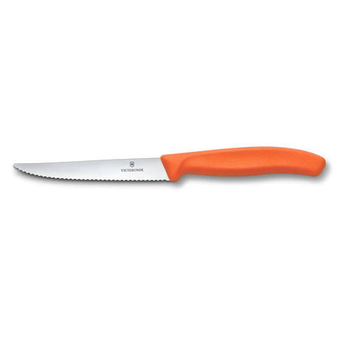 Victorinox Swiss Classic Steak & Pizzamesser Block Wellenschliff – 5-teilig & farbenfroh 6.7126.4C1 Victorinox