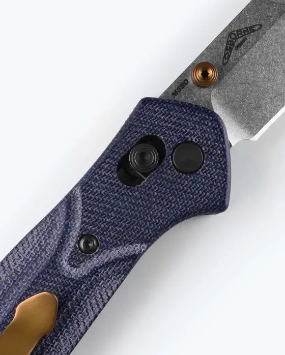 Benchmade 940-04 Osborne – Blue Denim Micarta, M390, AXIS Lock Benchmade