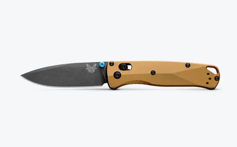 Benchmade 535BK-07 Bugout – Burnt Brass Aluminium, M390, AXIS Lock Benchmade