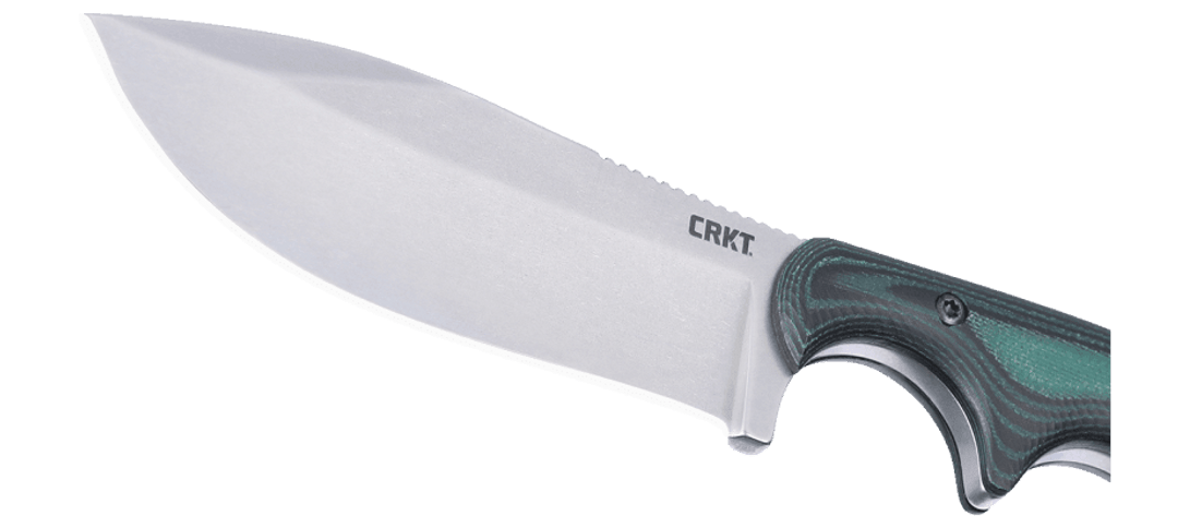 CRKT Minimalist® Nessmuk Micarta Green – Kompaktes Neck Knife für Outdoor & Jagd