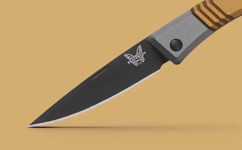Benchmade 315BK-01 Successor – Burnt Brass Aluminium | M390 | Slip Joint | Made in USA