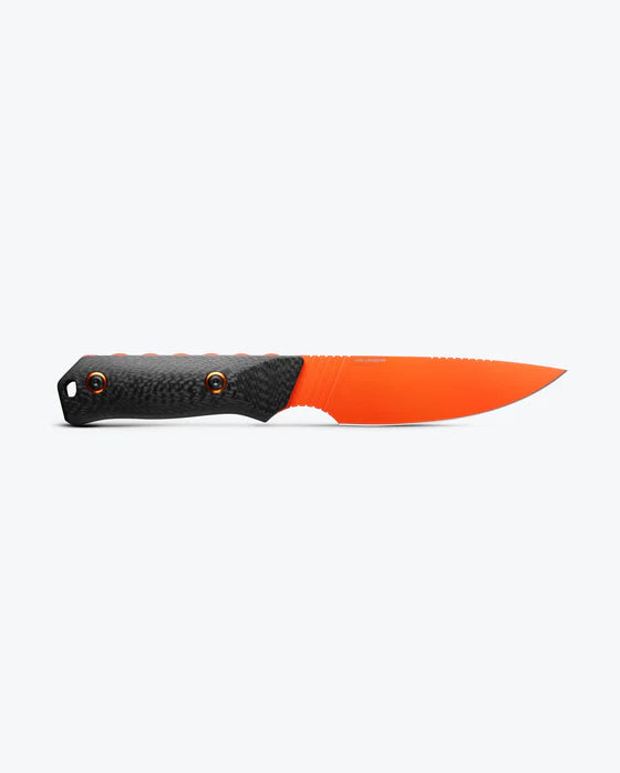 Benchmade 15600OR Raghorn CPM-CruWear – Jagdmesser mit Carbon-Griff
